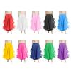 Tassels Sequins Shining Dancing Skirt Show Costumes Spanish Skirt Belly Dance Skirt