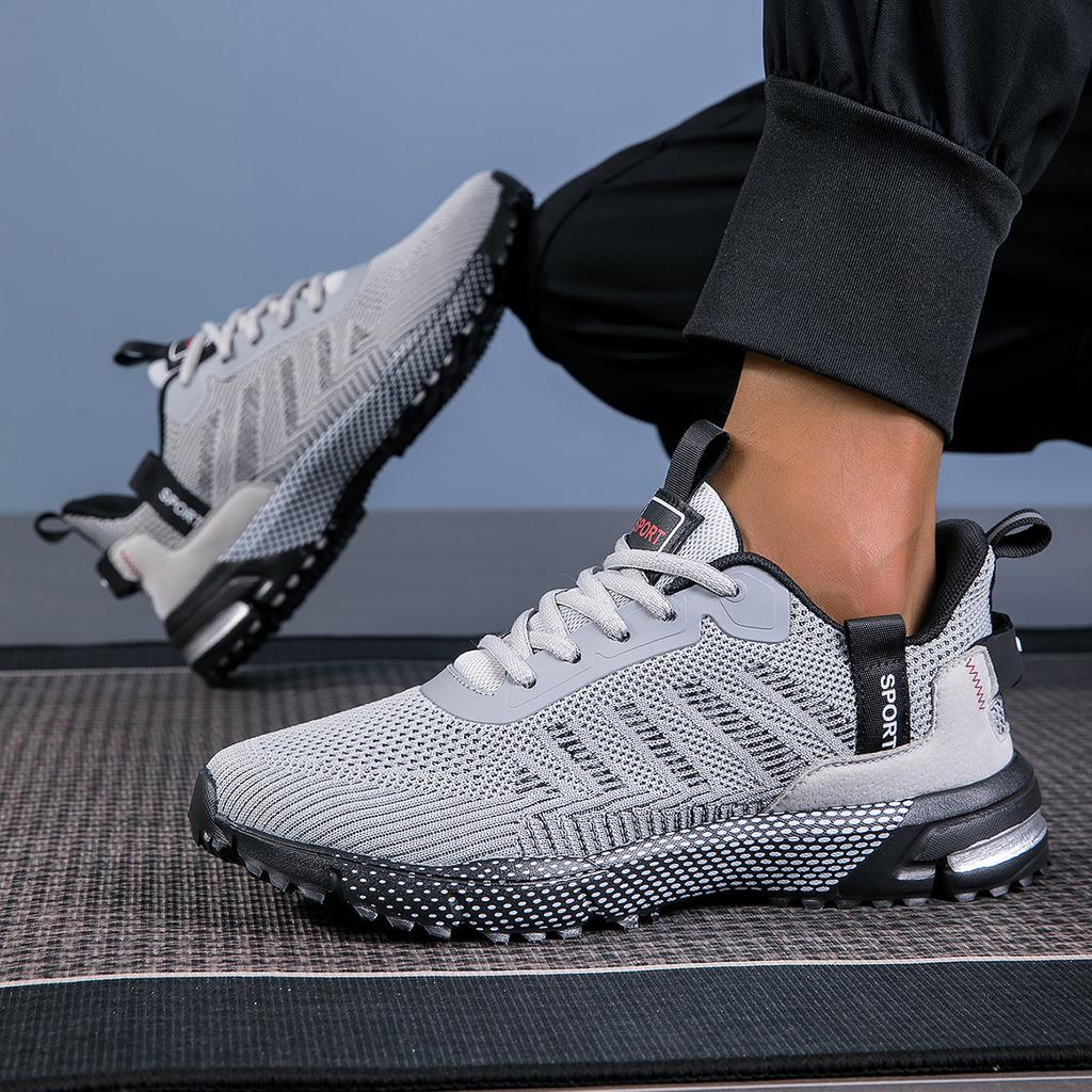 Men's Casual Sports Shoes Soft-soled, lightweight fitness trainers Suitable for travel and running Breathable footwear