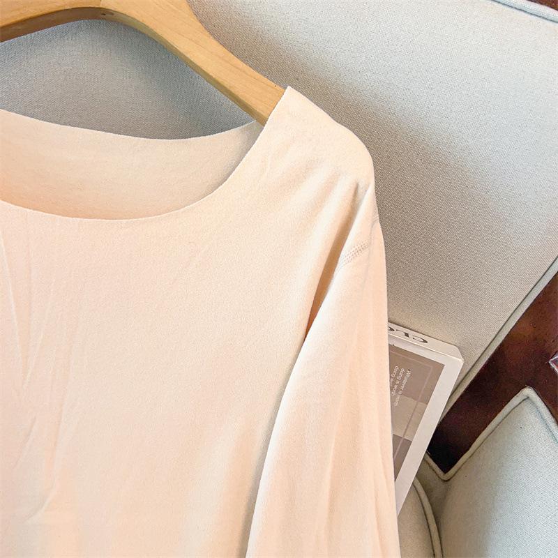 Seamless Double-Sided Thermal Fleece Base Layer Top for Plus-Size Women, Extra Large (200/300 Jin)