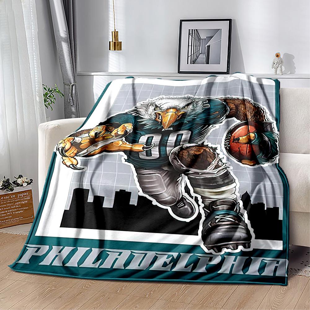 Eagle Sports Philadelphia Spirit Blankets are suitable for living rooms, bedrooms, camping, and other places, making them an ideal choice for gifts.