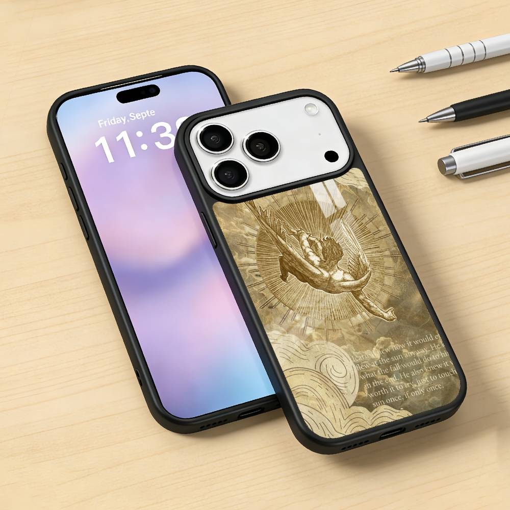 G-Greek M-Myth Icarus Phone Case For iPhone17,16,15,14,13,12,Pro,Max,Magnetic For Magsafe Wireless Charging