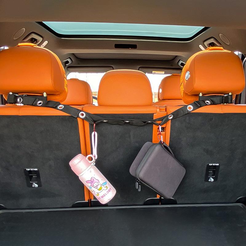 Auto Kleiderbügelstange Nylon Auto Hängeschlaufe Multifunktionale Hängeseil Für Auto Kofferraum Haken Verstellbare Flexible Aufbewahrungstra