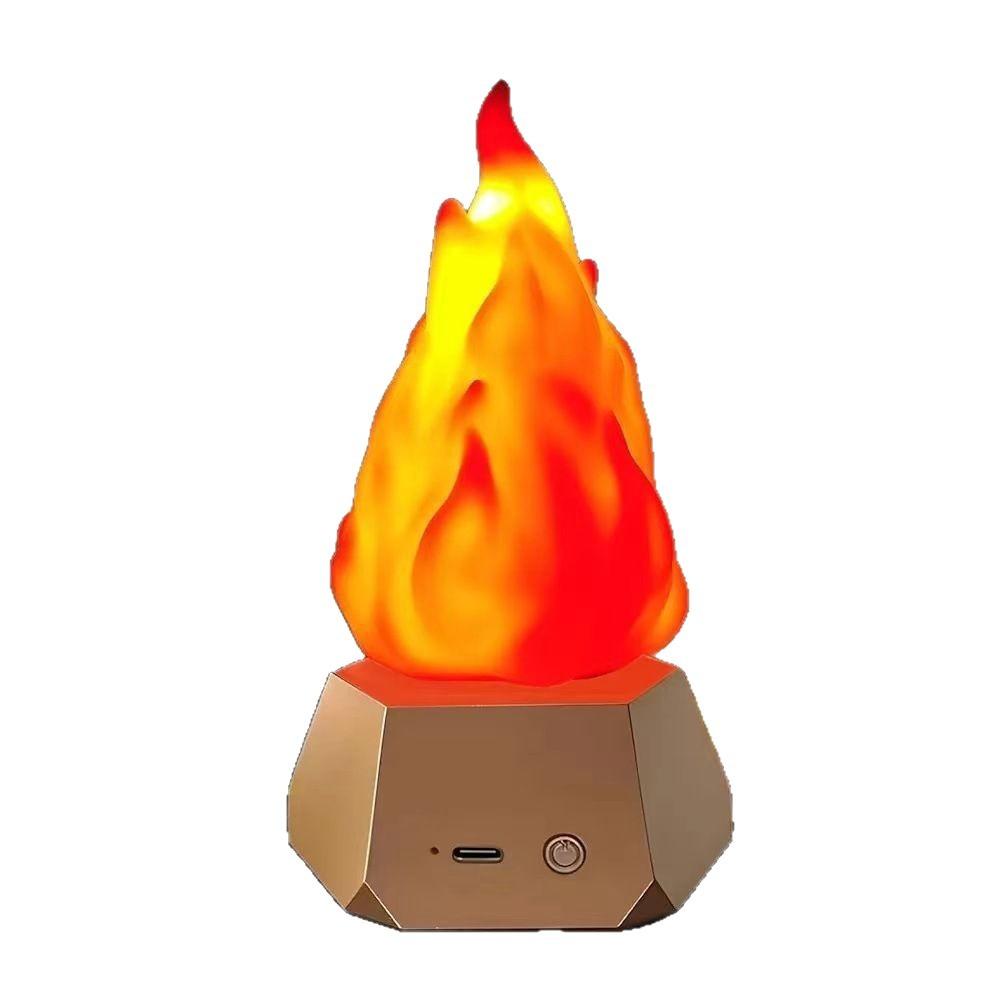 LED Simulated Flame Light, Outdoor Camping and Courtyard Landscape Decoration Light, Christmas Eve Ambiance Night Light