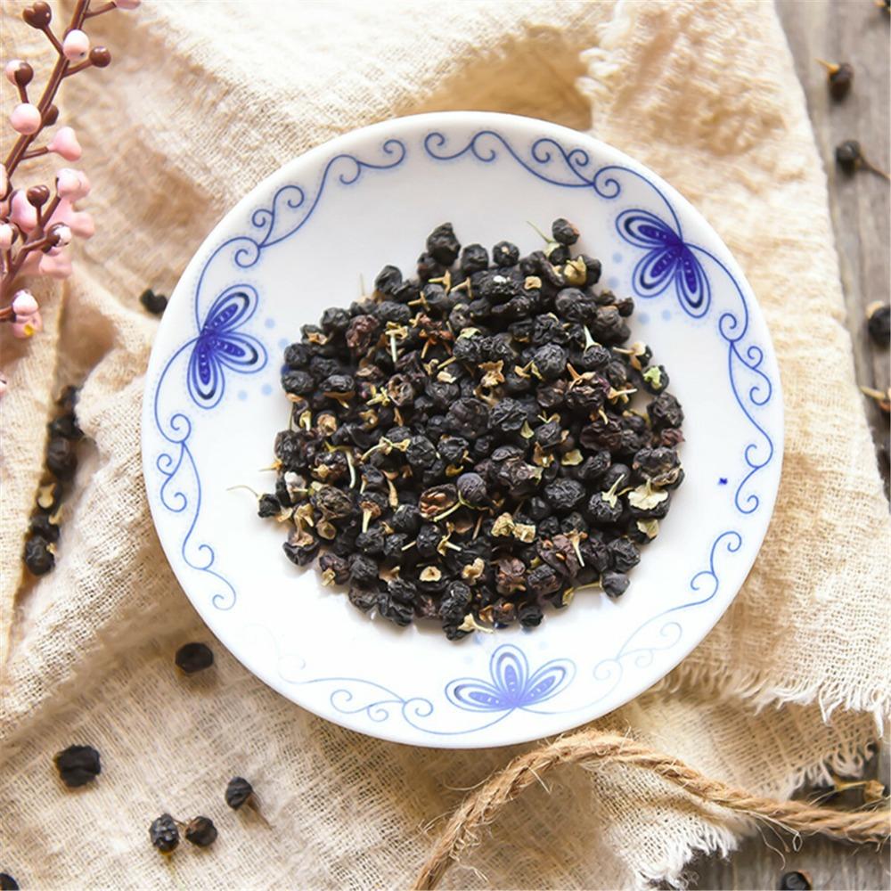 Black Lycium Barbarum Flower Tea Dried Herbal Caffeine Free Organic Antioxidant Healthy Drink Loose Leaf 50g