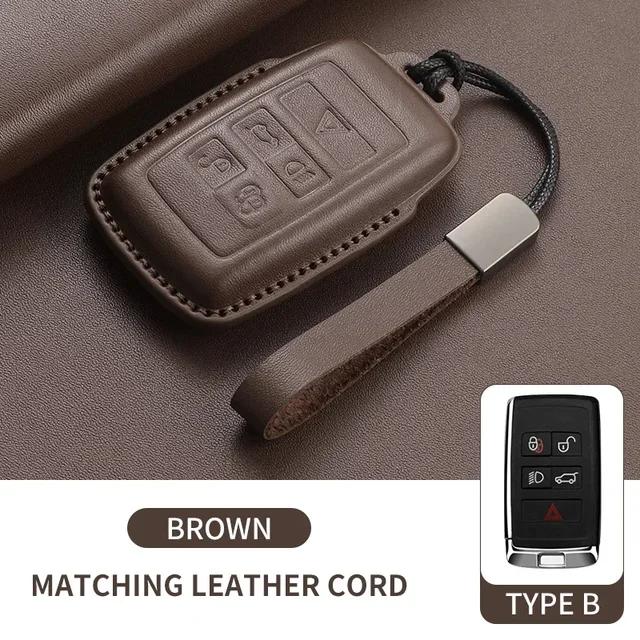 

Для Land Rover Range Rover Sport Evoque Freelander Velar Discovery 4 Автомобильный ключ-брелок Кожаный чехол для автомобильного ключа с пультом