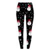 Women's Casual Fashion Outdoor Halloween Printed Slim Elastic Yoga Pants Cropped Pants
