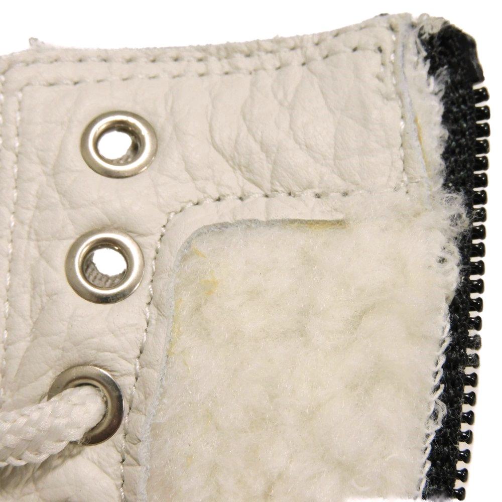 Folosit Rita Army 36" blană mediu fermoar lateral talpă tank, 11 ochi, 9,1", logo arc nefolosit, alb, pentru femei, mărimea 11690 YE80FRI