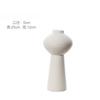 Minimalist Handmade Art Zen Vase Ceramic Decoration Living Room Model Home Decoration Black and White Art Vase Hand Drawing