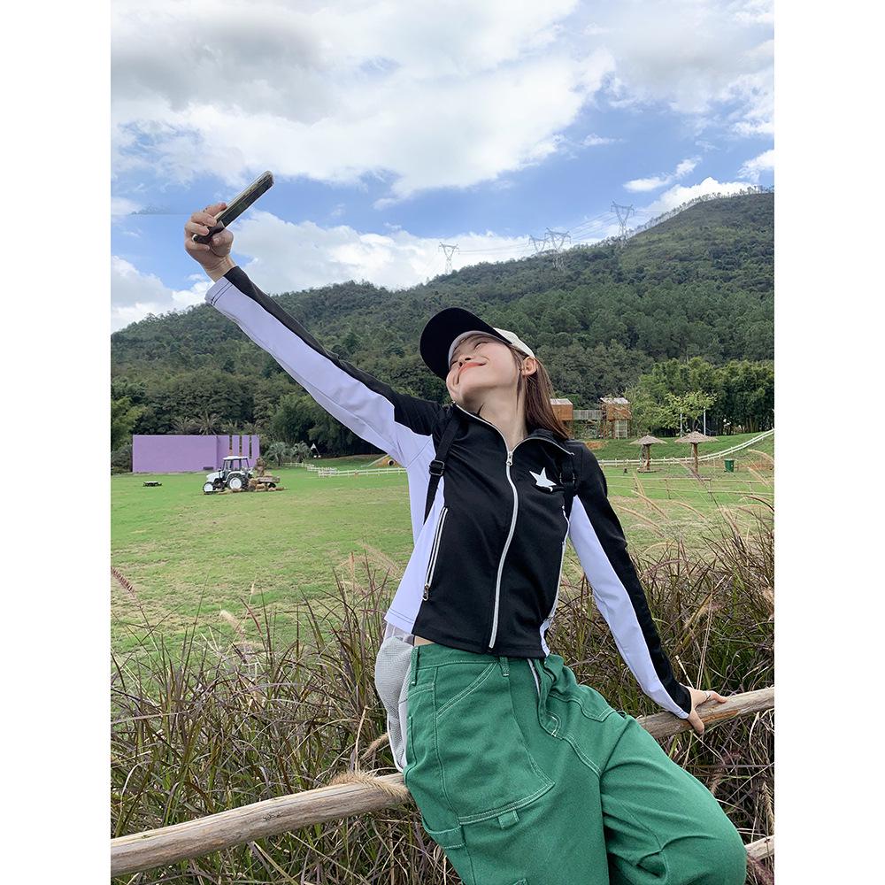 9-Hour American Retro Multi-Pocket Women's Cargo Pants - 2023 Spring Collection, Straight Leg Style