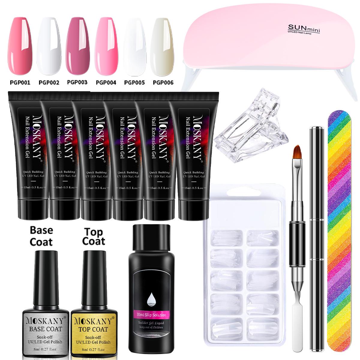 

6-Piece Nail Art Extension Gel Set
