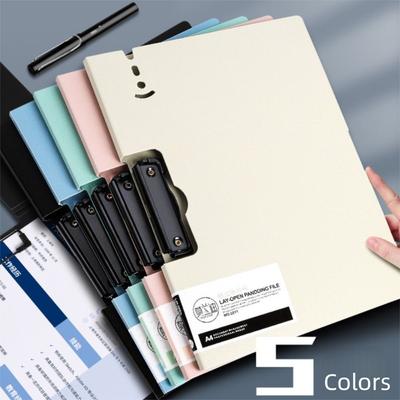 Waterproof A4 File Folder Thickened Clipboard Portable Exam Paper Storage Clip Student