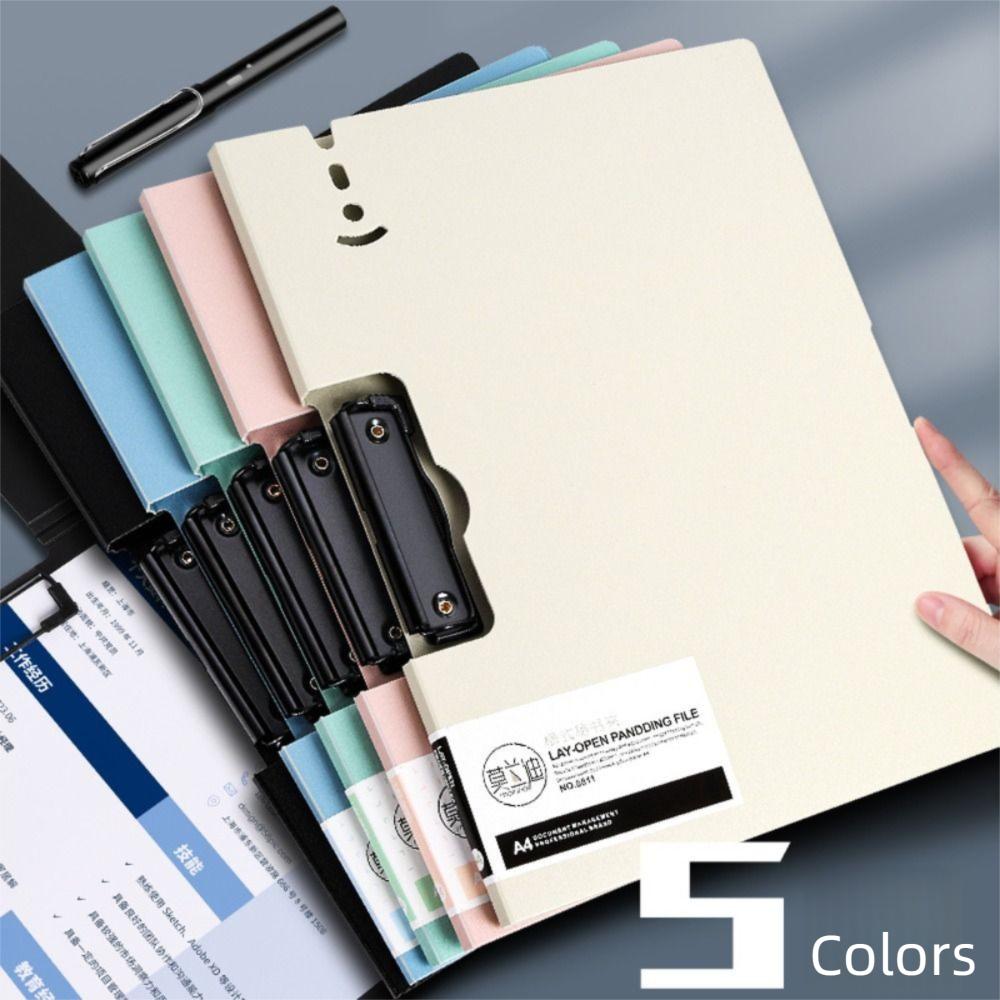 New Multifunction A4 File Folder Thickened Waterproof Exam Paper Storage Clip Writing Pad School Office