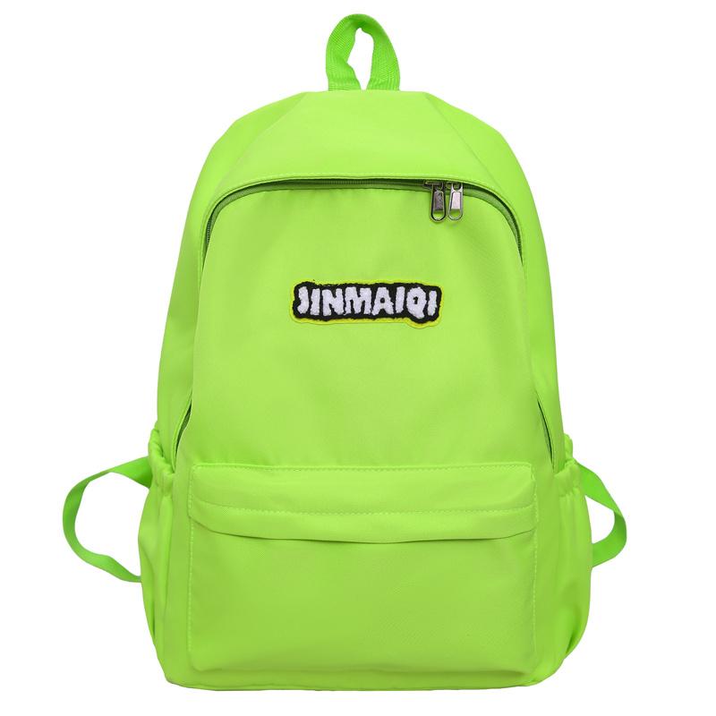 Letter Backpack Women's Lightweight Backpack Student Small Schoolbag