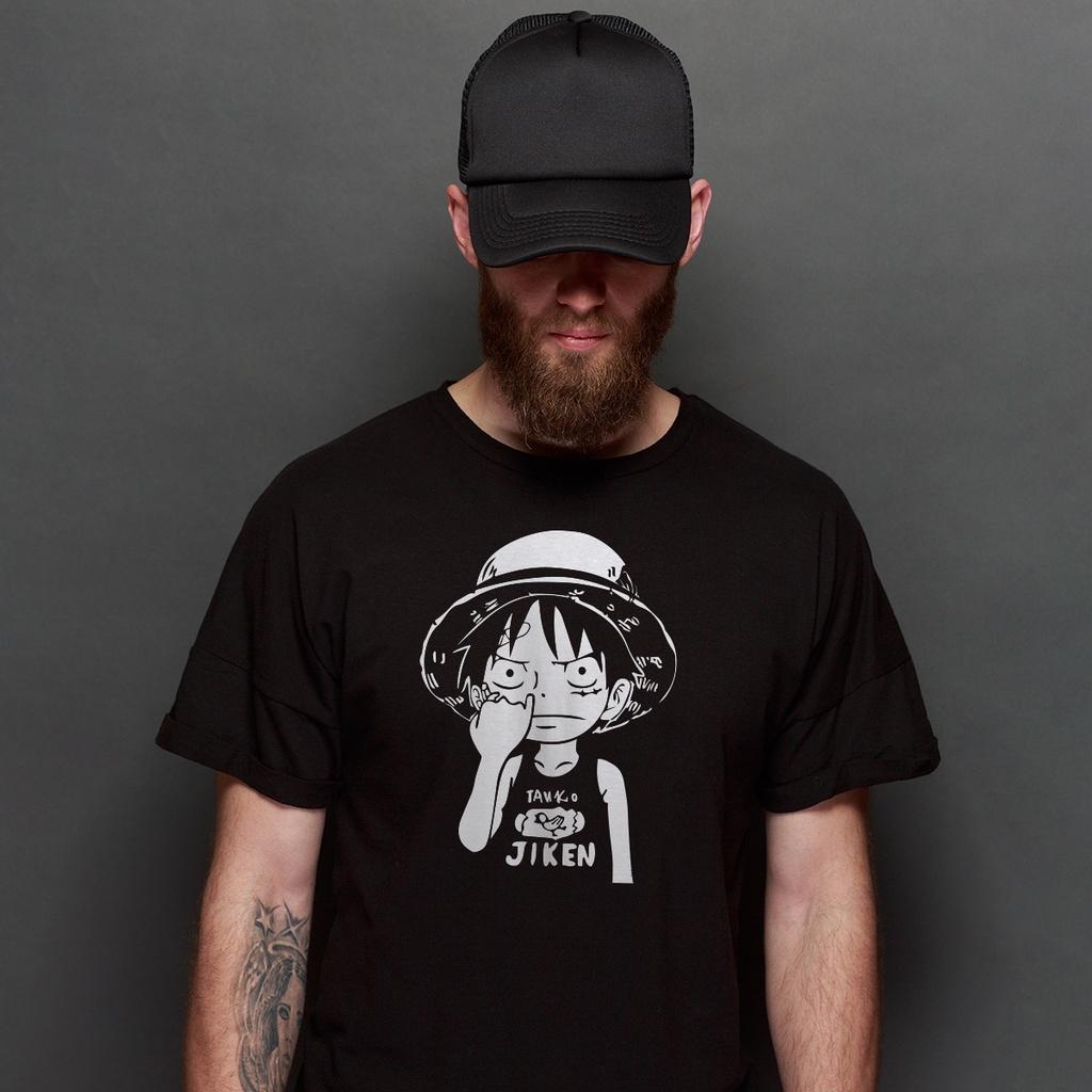 Men Women Anime ONE PIECE Luffy Summer T-shirt Harajuku Retro Short-sleeved Loose Oversized Casual Fitness Comfortable Y2k Top