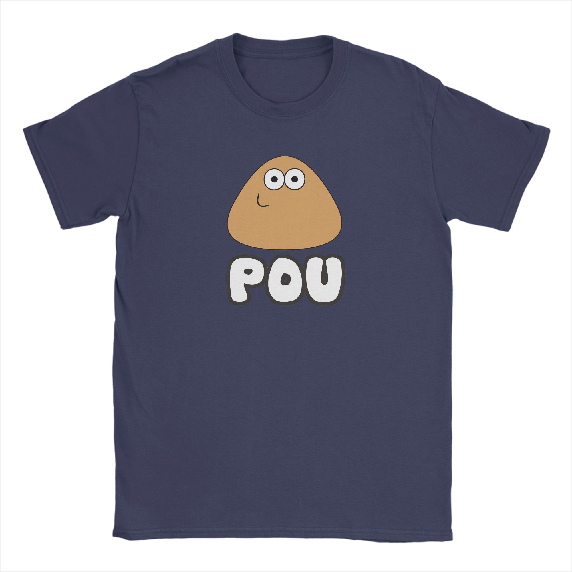 

My Pet Alien Pou TShirt Unisex Women Game Cartoon Humor 100 Cotton Tee Shirt Crew Neck Short Sleeve T Shirts Plus Size Tops 4XL