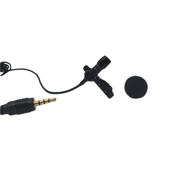 Microphone Flexible Easy to Use Metal Hands Free Lapel Mic for Podcast