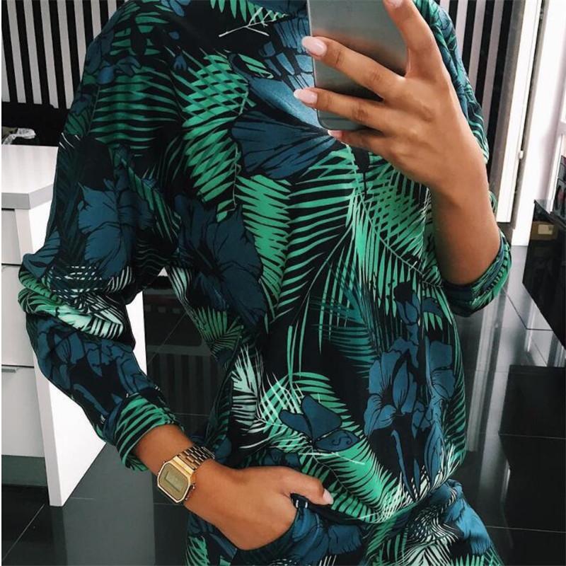 Women Pajama Sets Floral Print Long Sleeve Top Pants Sleepwear Lounge Suits