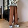 Corduroy Casual Pants for Women Plush Thick Straight Trousers Autumn and Winter Loose Sports Trousers