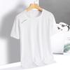 Mens Pure Cotton Short-sleeved T-shirt Round Neck Boy Casual Tee Shirt