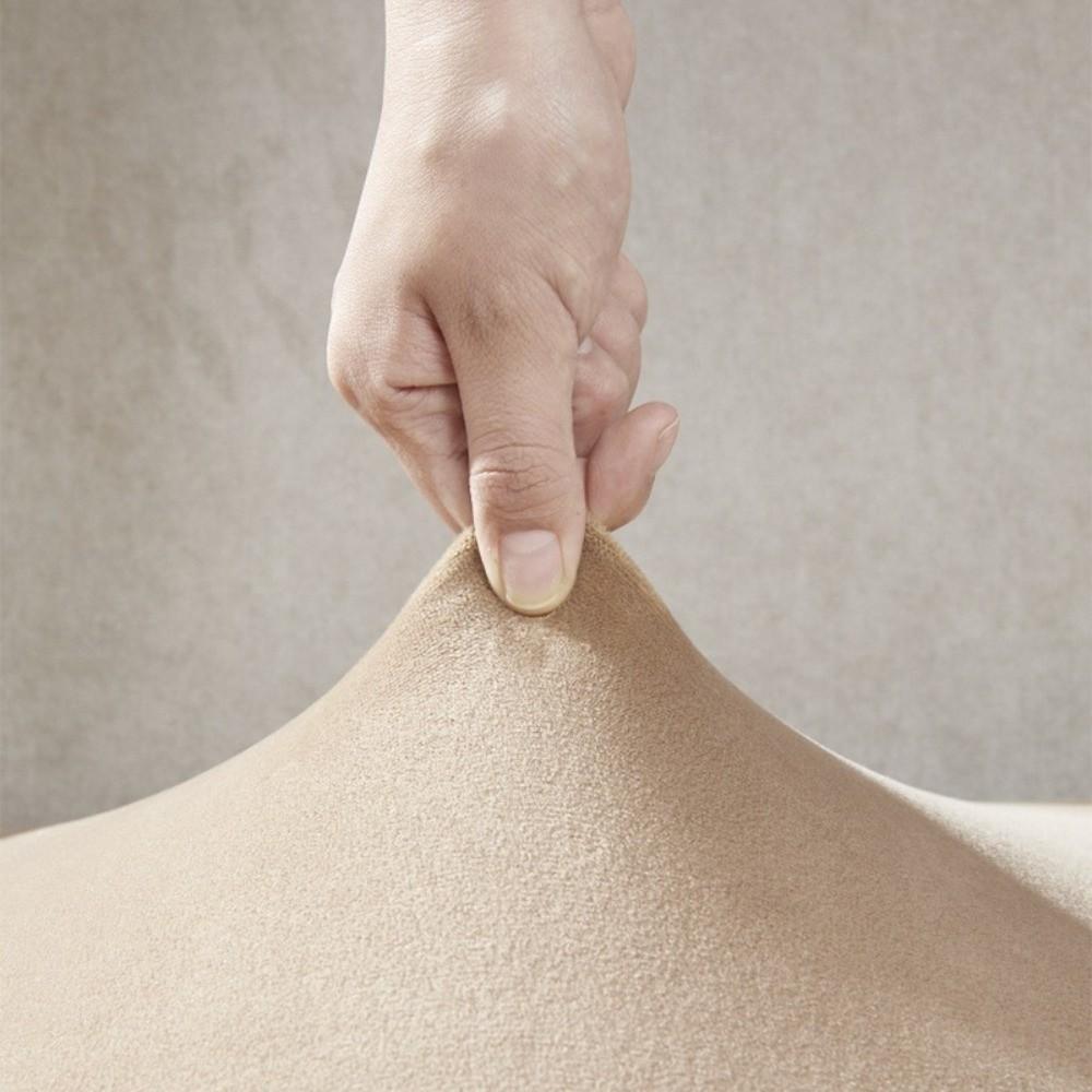 Weicher Samt Bar Hocker Rund Hockerbezug Verdickt Dehnbar Sitz Stuhl Überwurf Elastisch Waschbar Hocker Kissenbezug