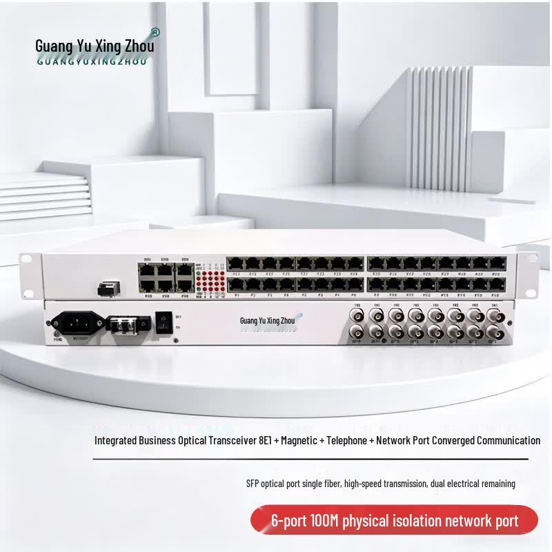 Integrated Multi-service Fiber Optic Transceiver