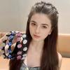 Double-layer Crystal Headband Hair Clips Hair Hoop Headwear  For Women Girls