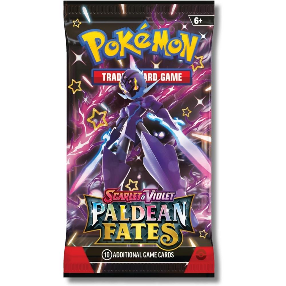 

Pokemon Scarlet Violet Pardean Fate Booster Pack Блестящая целлюлоза
