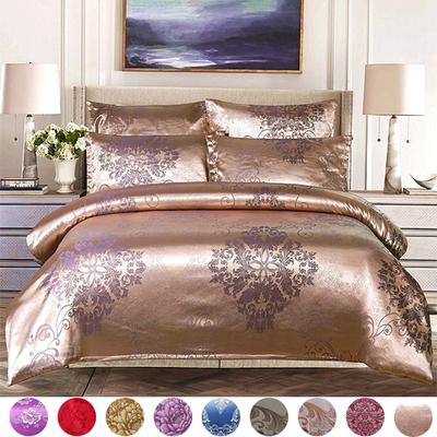 3PCS Home Bettwäsche Set Jacquard Bettbezug-set Bettwäsche Luxuriöse Bettwäsche Einzigen Königin König Größe Bett Sets