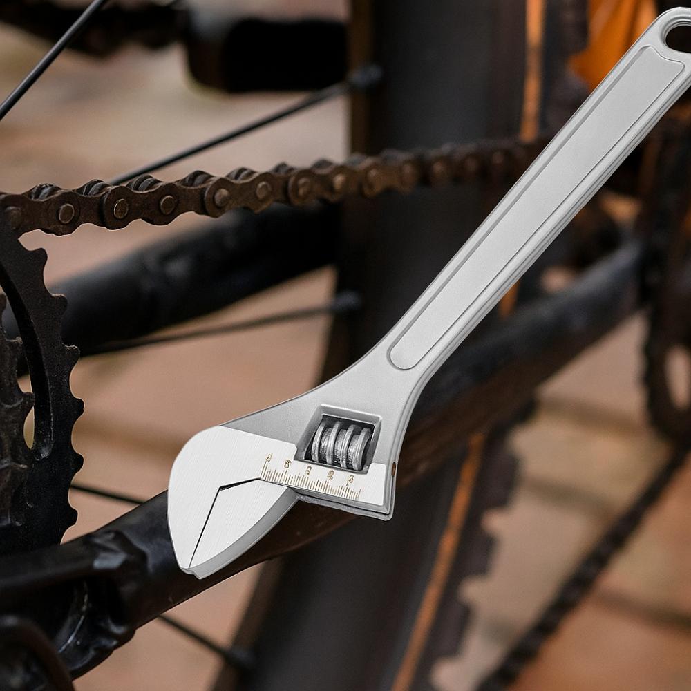 Large Opening Movable Spanners Short Handle Universal Wrench Industrial Grade Shifter  Bathroom