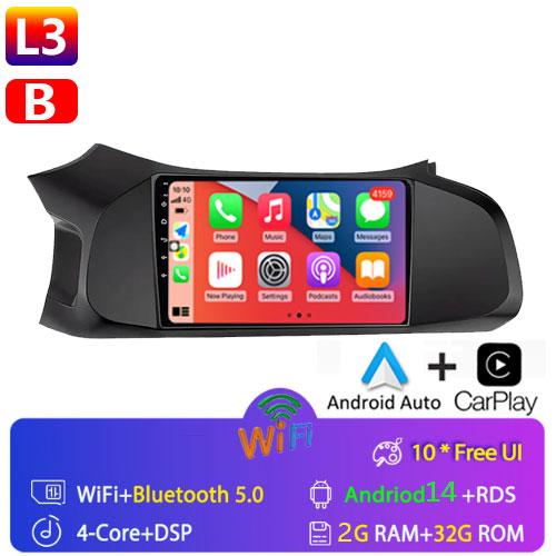 

Беспроводной Carplay Android 13 Авторадио Радио Bluetooth для Chevrolet Onix 2012 - 2014 2015 2016-2019 WIFI GPS Мультимедийный Плеер