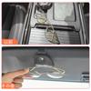 JEYOD 2pcs Car Sun Visor Sunglasses Frame,Leather Eyeglass Frame,Magnetic Eyeglass Frame and Ticket Holder,Universal