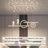 Nordic Minimalist Long Strip Pendant Light for Modern Dining Room or Bar