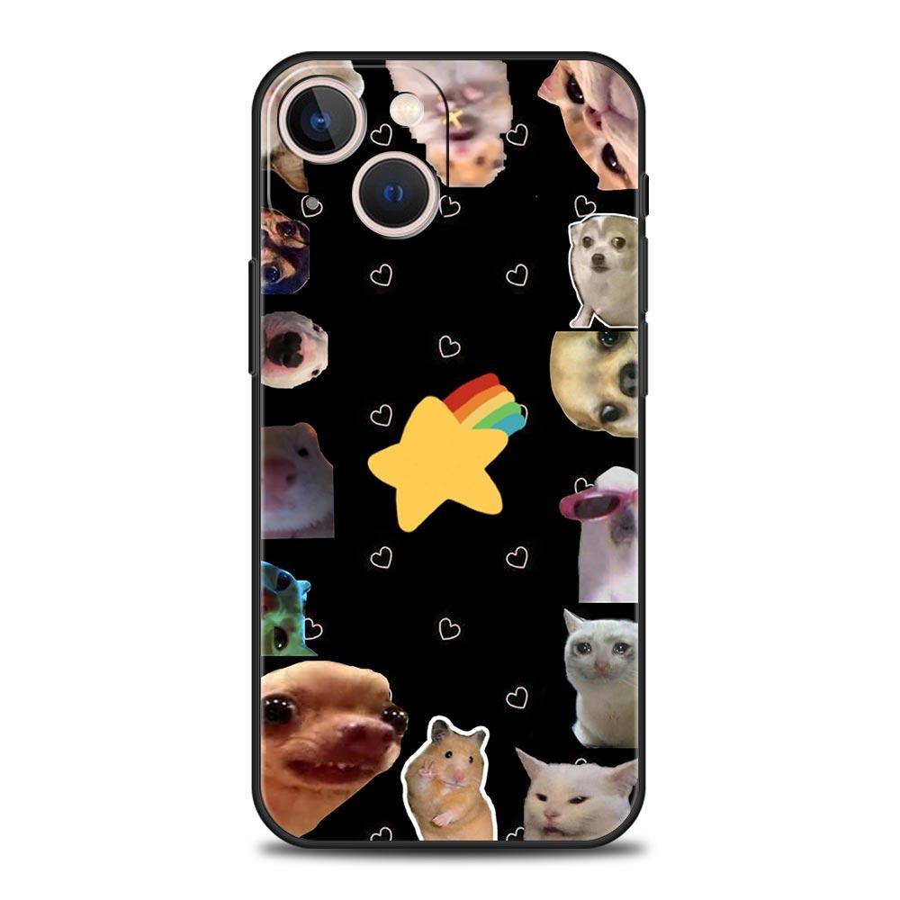 Cute Cat Photo Collage Print Phone Case for iPhone 17 16 15 14 13 12 11 16E Series Pro Max Plus Double Layer Protection