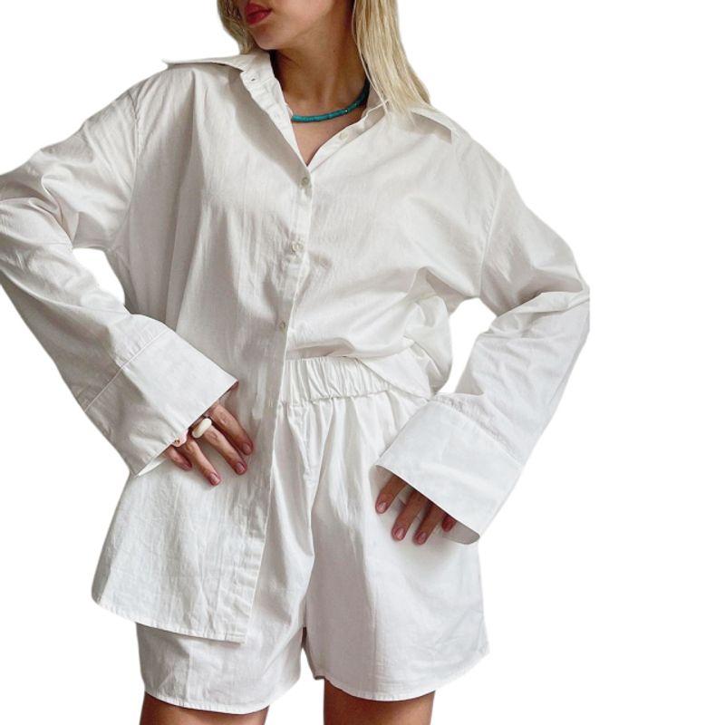 

Новые рубашки и шорты с заниженной талией Рубашки и шорты с заниженной талией white S