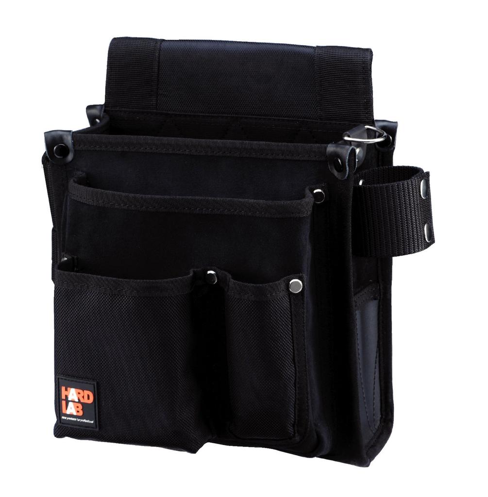 Kozuchi Hard Lab Externally Stitched Nail Extra (HARD LAB) Bag, Large, Black, HL-301B