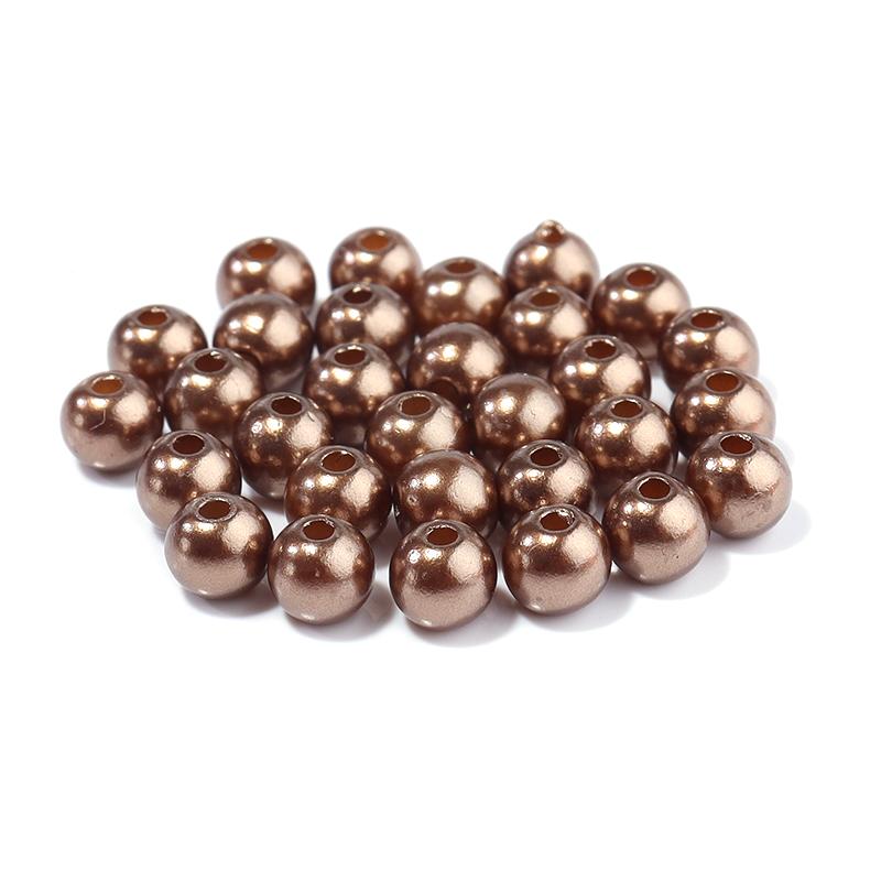 50-1000pcs/Lot 3/4/5/6/8/10/12mm Round Acrylic Plastic Beads ABS Imitation Pearl Beads Loose Spacer Bead For Jewelry Making