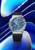Casio Blaue Uhr mit Metall-Robust und Umweltfreundlichen Materialien G-Shock GBM-2100A-2BJF Herren Cover, Bluetooth, Solar,