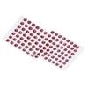 100Pcs Fishing Lure Eyes ThreeDimensional Sticky Lightweight Durable Fisheye Sticker for Making Fishing Bait(Red )