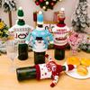 Knitted Bottle Cover Christmas Snowman Designs Champagne Decoration Practical Protective Sleeve For Wine And Gifts