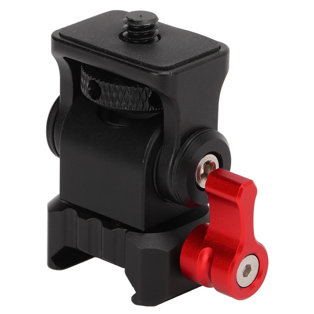 Universal 1 4in Thread Field Monitor Mount Holder with Quick Release for NATO Rail Clamp 360 Degree Rotation and 180