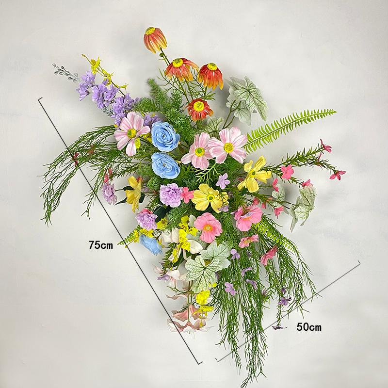Monet Garden Mori Style Artificial Flower Row for Weddings and Displays