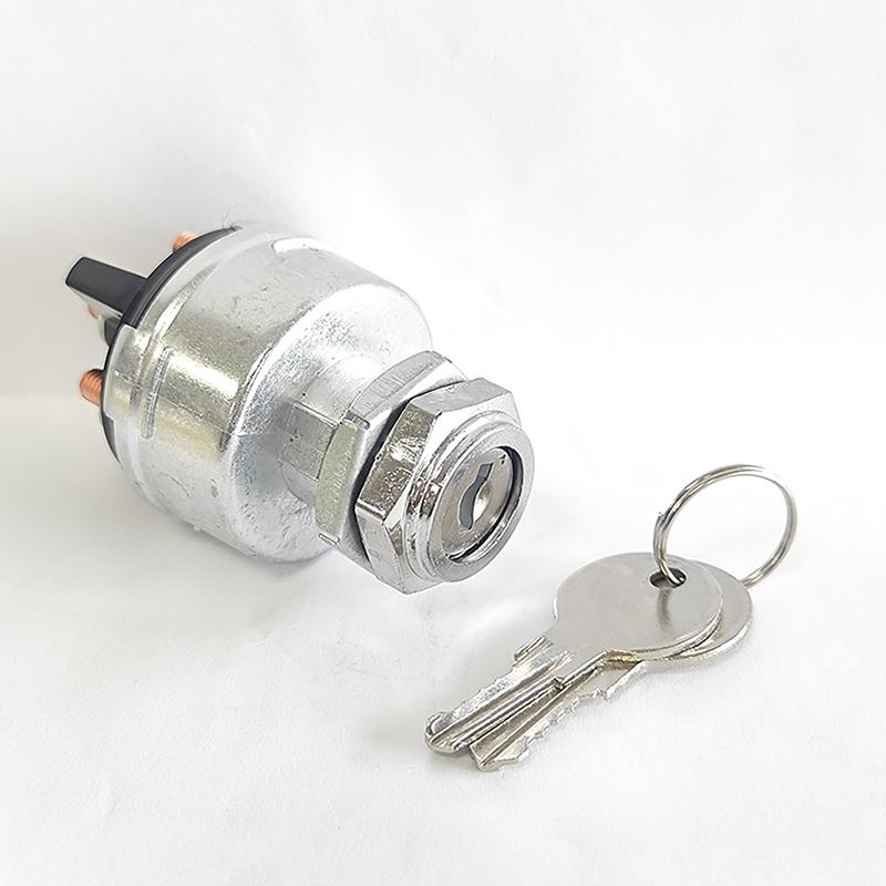 1 Set 12v Acc/Off/IGN Start For Tractor Forklift Tuning Truck Car Tools 4-Position Universal Ignition Key Switch