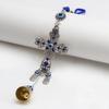 Evil Eye Auto Accessories Amulet Evil Eye Car Ornaments Cross Pendant Auto Pendant Car Keychain
