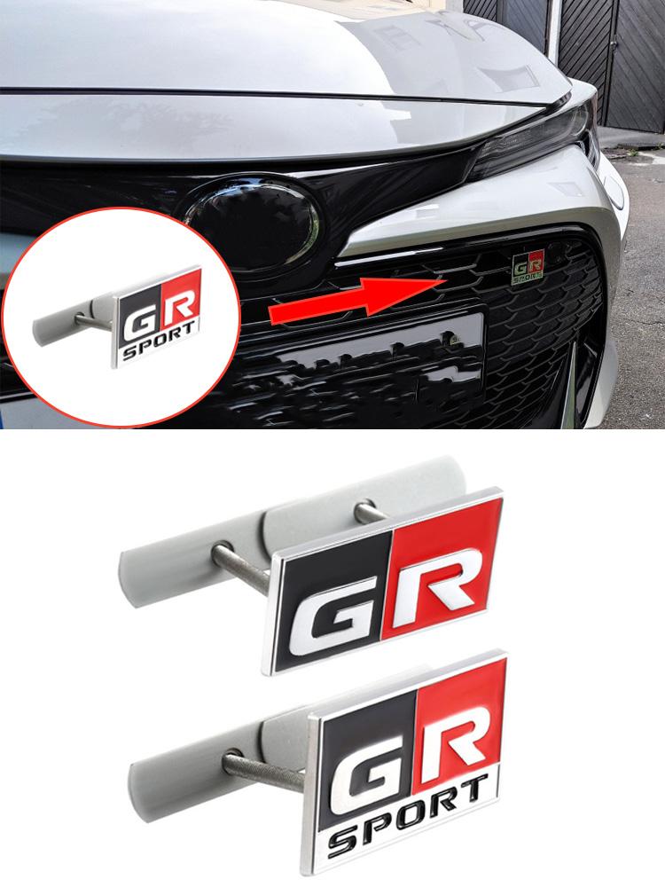 Car Sticker GR Sport Logo Emblem Badge Decals for Toyota HV YARiS RZ RC RS C-HR Corolla Prius Harrier Camry Tacoma Venza Rav4 GR LC8