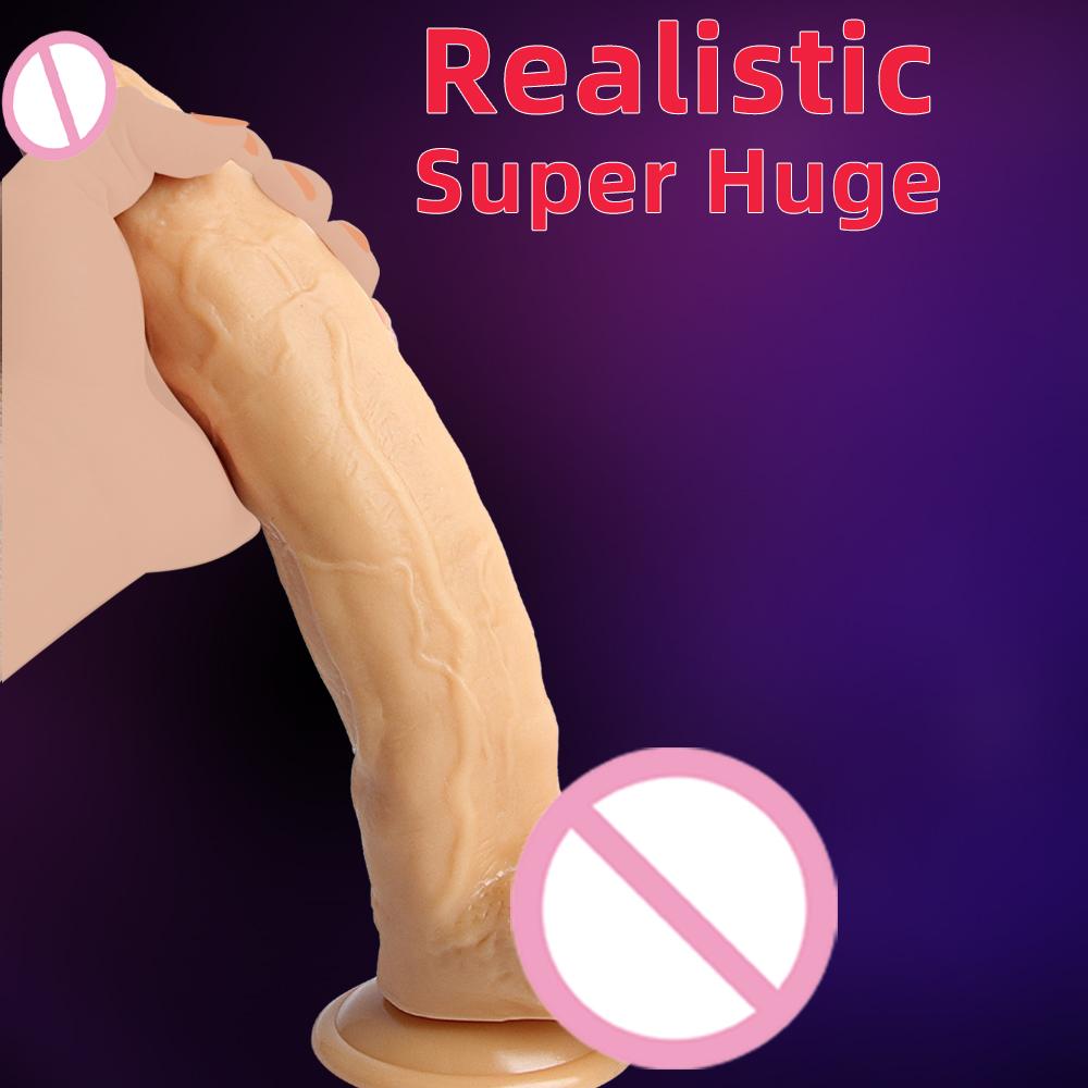 Sex Toys Realistic Dildo G Spot Clitoral Orgasm Stimulator Soft Silicone Anal Dildo Strong Suction Cup Women Masturbator Sex Toy