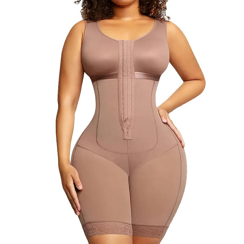 Women Plus Size Waist Trainer Tummy Control Butt Lifter Body Shaper Bodysuit
