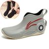 Men's Outdoor Short Tube Fishing Rain Boots Fashion Non-slip Waterproof Rain Boots Indoor Kitchen Work Rain Boots Car Wash Boots