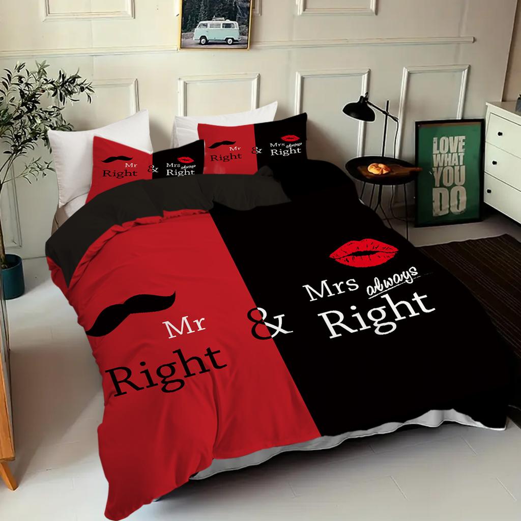 King Queen'S Crown 3D Printed Quilt Cover All Season Soft Bedding Cover Pillowcase Luxury Home Textiles Duvet Cover Sets