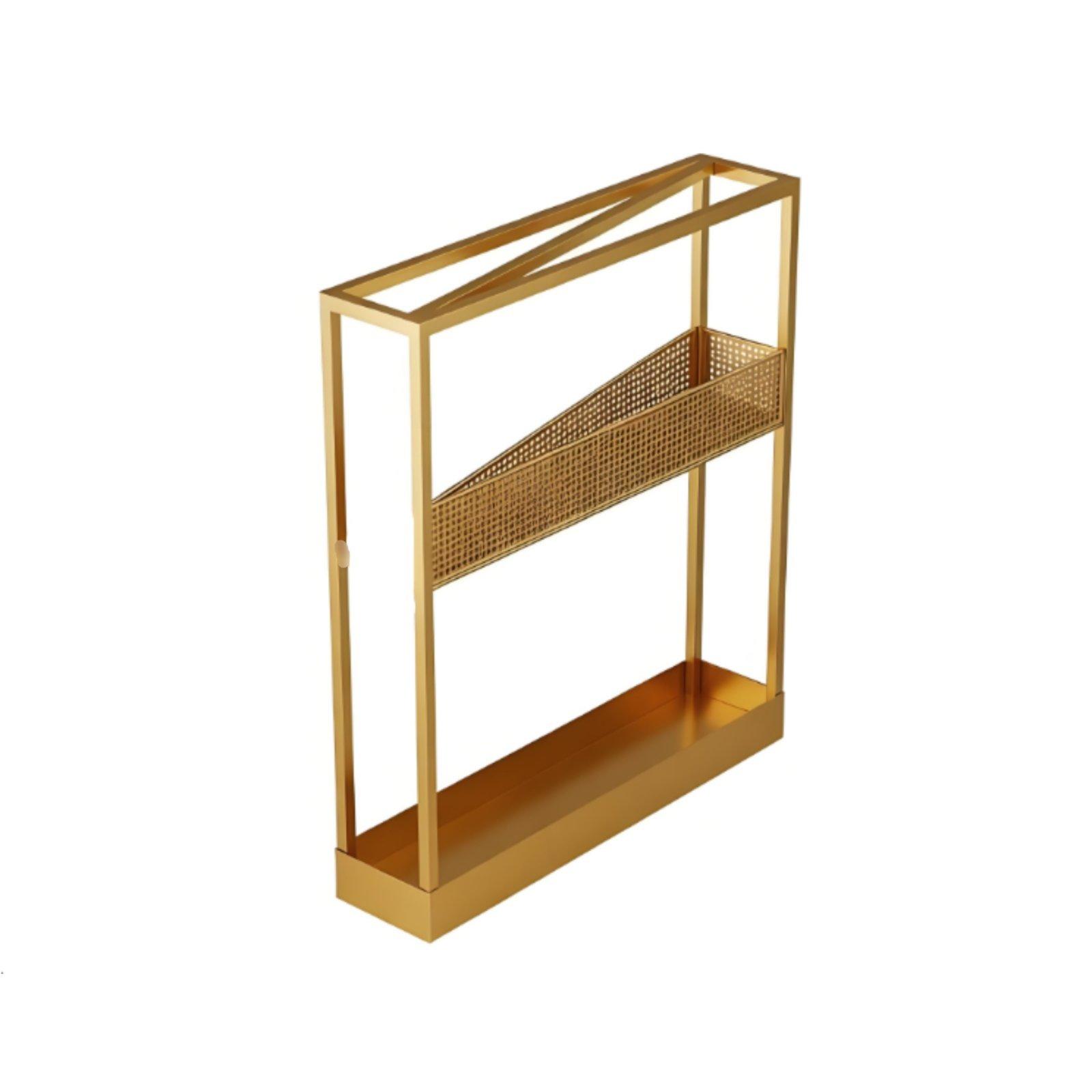 Badminton Racket Opbergrek Grote Capaciteit Badminton Racket Stand Ruimtebesparend Ontwerp Stevige Constructie Voor Sportclub goud