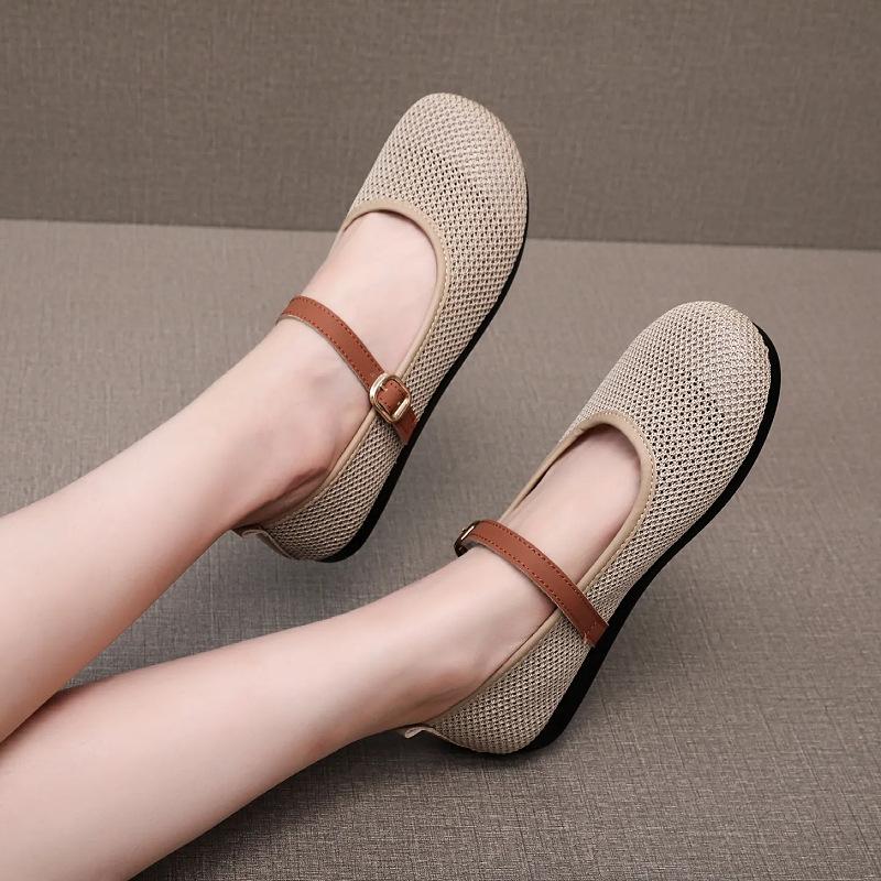 

Женская обувь тканевая обувь нескользящая полая обувь для ленивых ретро слово с сетчатой обувью дышащая одинарная обувь обувь 35